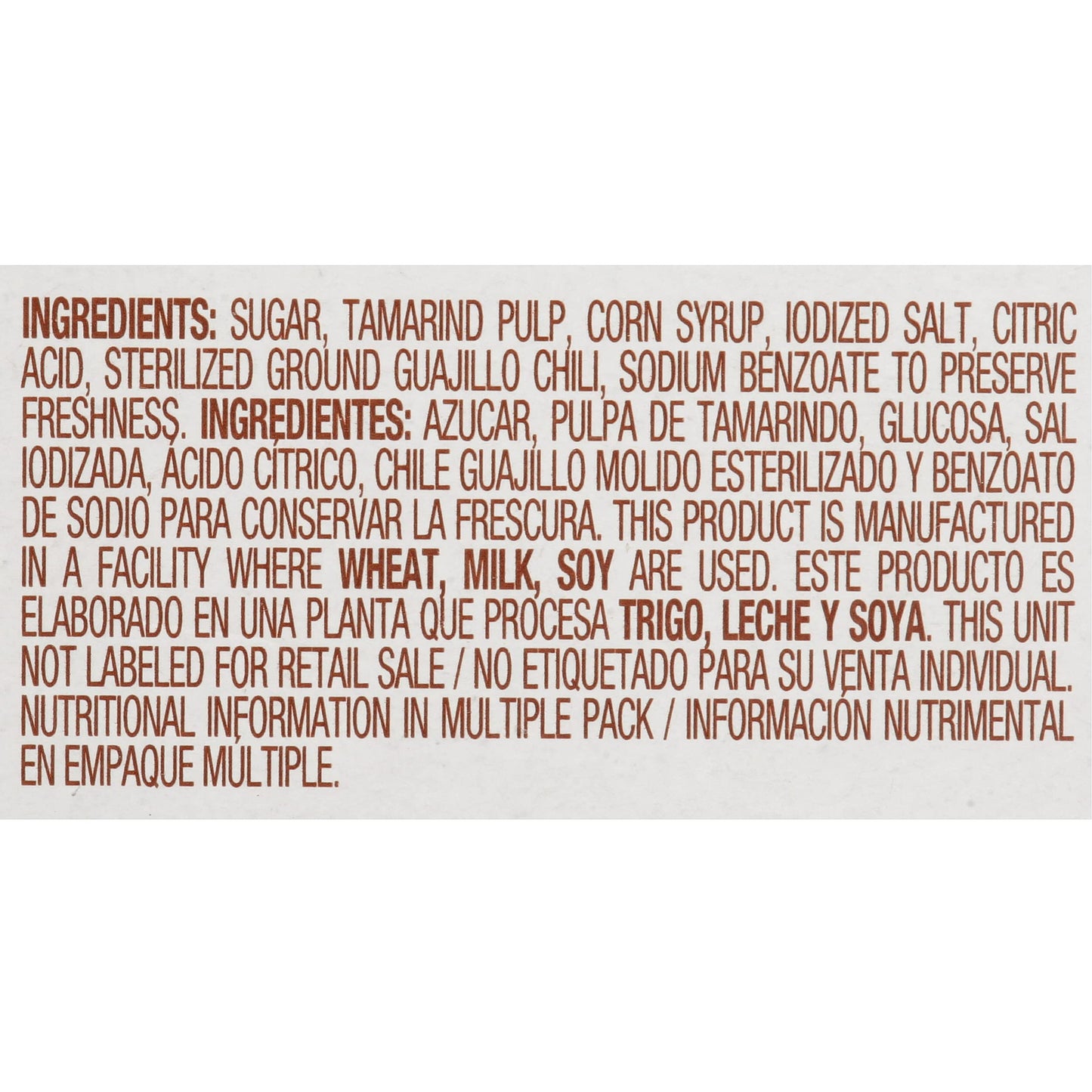 De La Rosa Pulparindo Tamarind Mexican Candy - Original Flavor - One 10 Oz (280G) Box With 20 Individually Wrapped Bars
