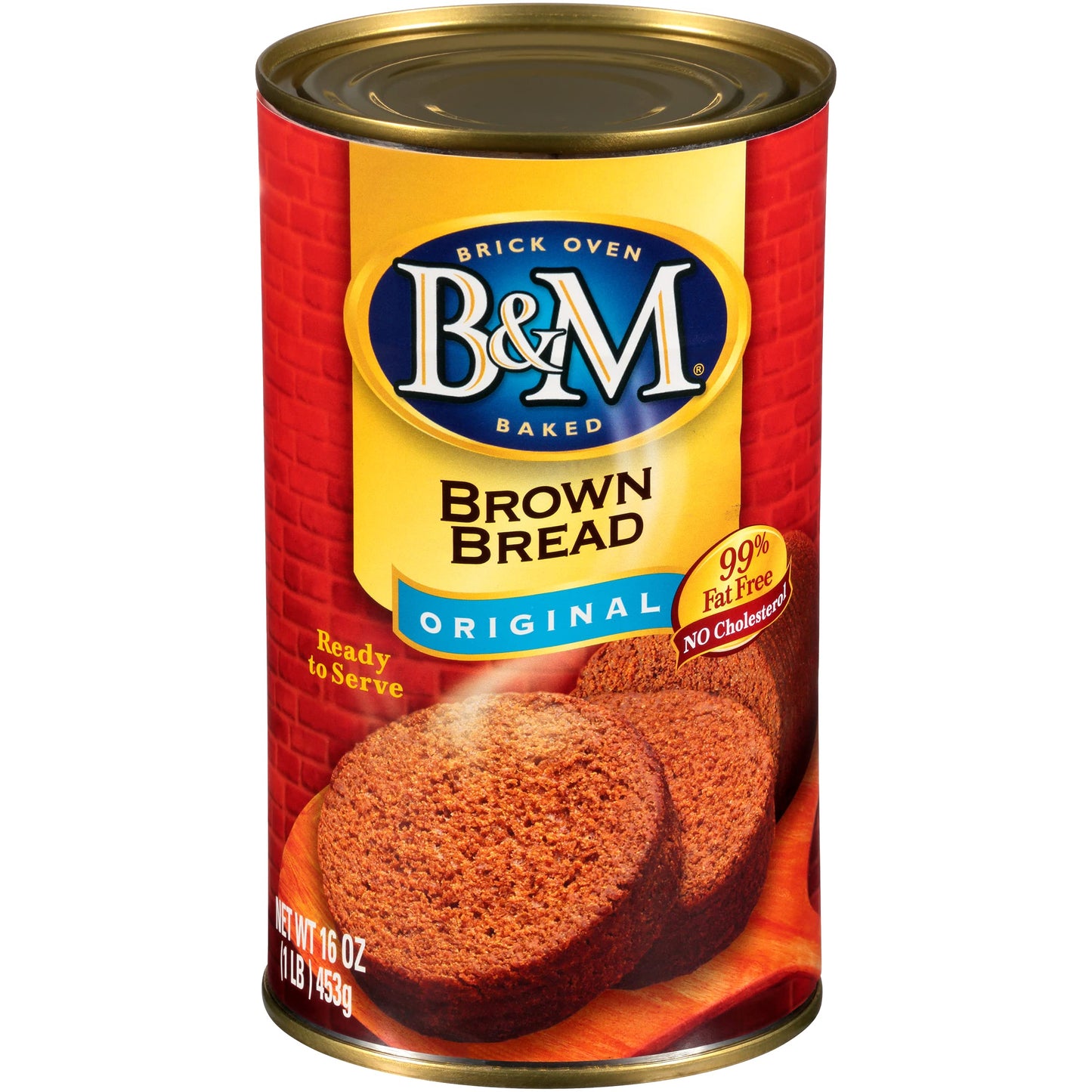B&M Brown Bread Original - 16-Ounce, 1 Pound (Pack of 1) - Fresh and Delicious