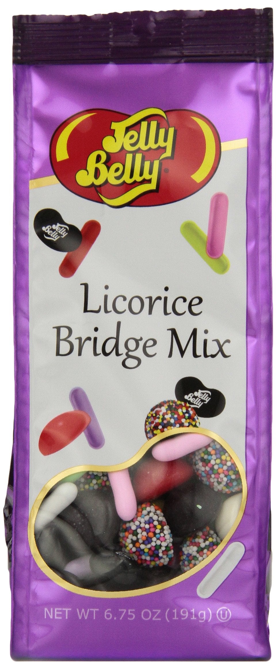 Jelly Belly Gift Bag, Licorice Bridge Mix, 6.75 Oz.