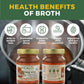 enhanced Healo Foods Heritage Beef Bone Broth - Natural Collagen & Protein  Gluten-Free  Non-GMO - Rich in Bone Broth Collagen & Protein  Low Sodium Soup  14 fl. oz. (Pack of 1)