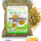 Manzanilla TE (Chamomile Flowers) 4 oz. 113g Tea Loose Leaf  Herb  Vegan  100% Natural+ Tea Strainer Stainless  Infuser Tea Ball for Loose Leaf