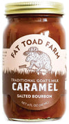 Fat Toad Farm Goat’s Milk Caramel Sauce, Salted Bourbon, Gluten Free, 8 Fl Oz