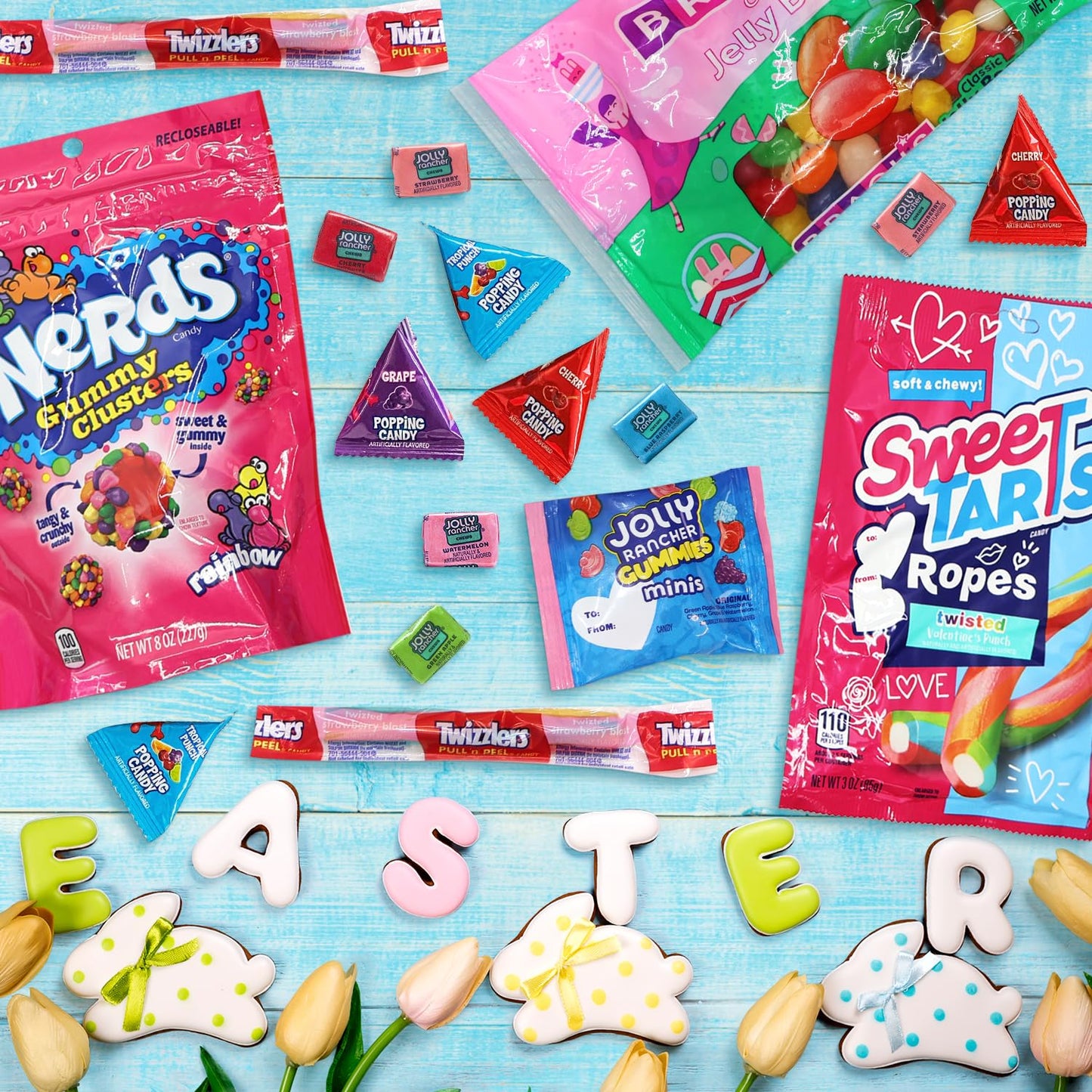 Easter Candy Bulk Variety Mix - 3 Lb Assorted Fruity And Chewy Candy For Egg Hunts, Easter Basket Fillers, Party Favors, And Spr
