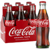 Coca-Cola Glass Bottle 8 fl oz 6 Pack - Caramel, Model 049000018349, Glass