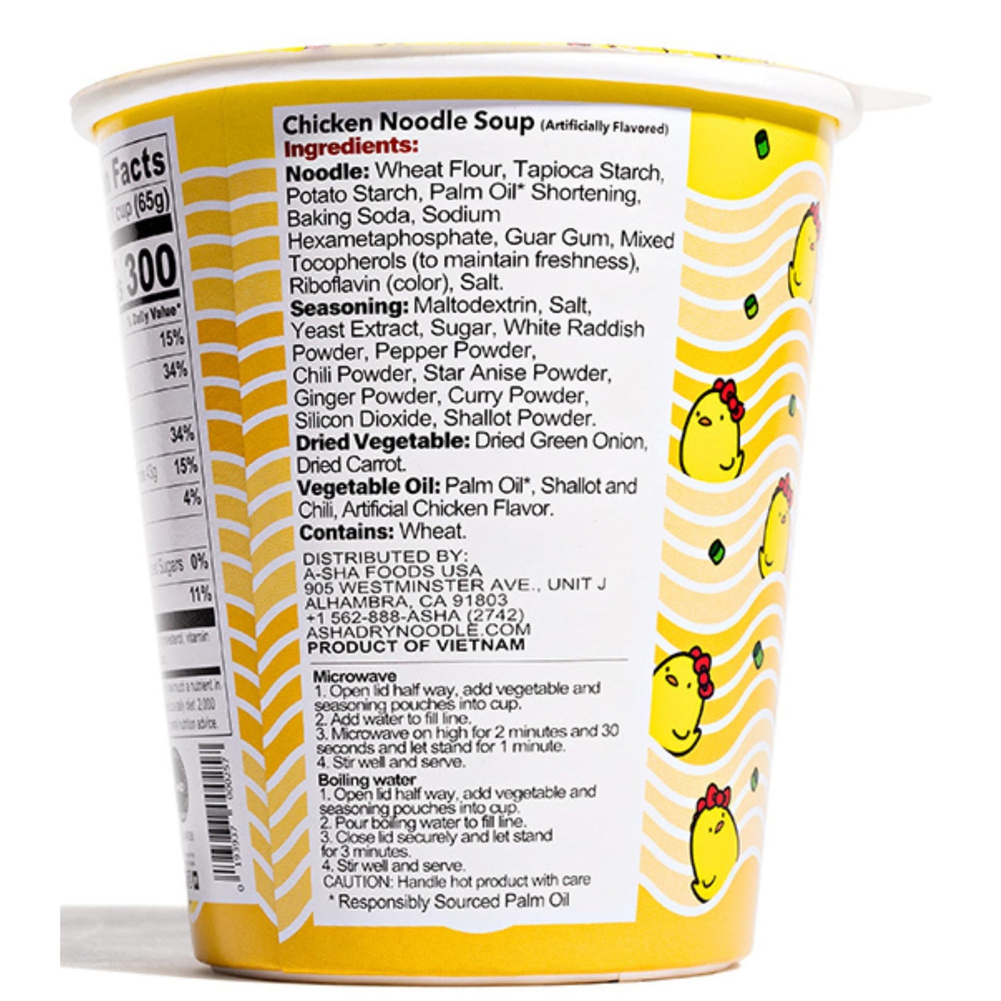 Hello Kitty Vegan Ramen Noodle Cup | 6 Pack Chicken Flavor | Premium Microwaveable Ramen Soup Mix, Asian Snacks