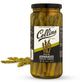Collins Gourmet Pickled Asparagus Spears in Glass Jar, 16oz, Black Lid, Premium Garnish for Cocktails and Salads