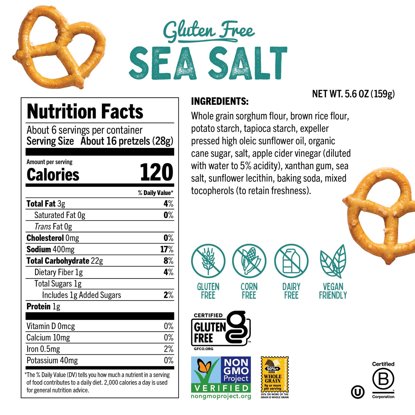 Quinn Pretzel Bites Original Variety Pack - Vegan, Gluten Free, Peanut Butter Filled, Sea Salt Twists - 6 Ounce (Pack of 4)