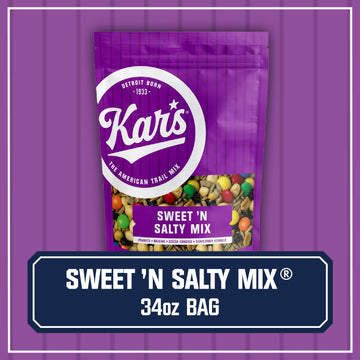 Kars Nuts Sweet N Salty Trail Mix - 34 Oz Resealable Bag, Pack Of 1 - Easy And Quick Snacks For Adults And Kids