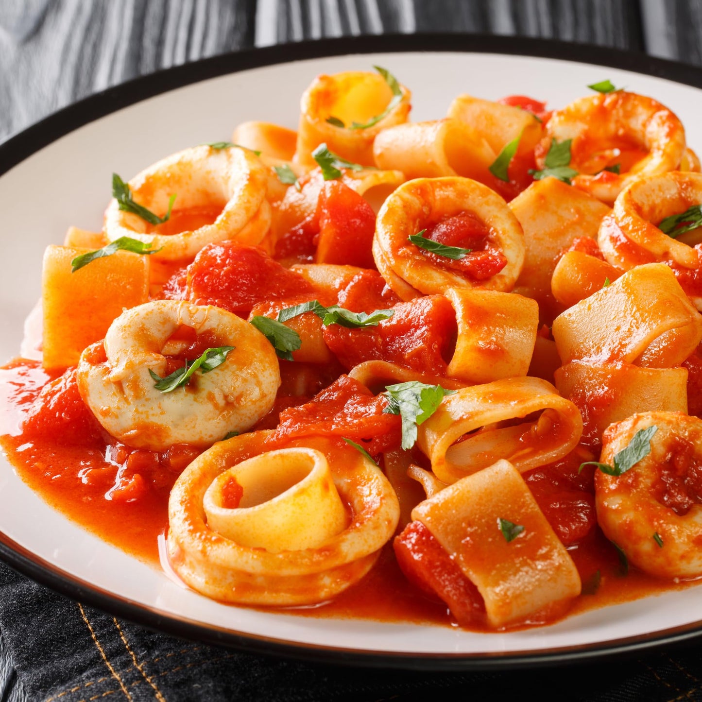 Sanniti Artisanal Gluten Free Pasta di Gragnano Imported From Italy, 17.6 oz (Calamarata)