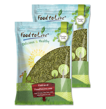 Food to Live Pepitas/Semillas de calabaza (Crudas, sin cascara) (18 Pounds)