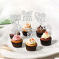 24Pcs Happy 60Th Birthday Cupcake Toppers Sixty Straight Outta 1965 Cupcake Picks Cheers To 60 Lengend Since 1965 Cake Decoratio