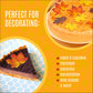 Sugar Robot Inc. Edible Fall Leaves Set of 24 - Wafer Cake & Cupcake Toppers - Mixed Leaves