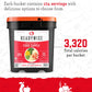 Readywise Emergency Food Supply - 104 Servings Freeze Dried Fruit And Vegetables Bucket, Protein Meals, Camping Essentials For Survival Food, Disaster Prepping Supplies, Up To 25 Year Shelf Life
