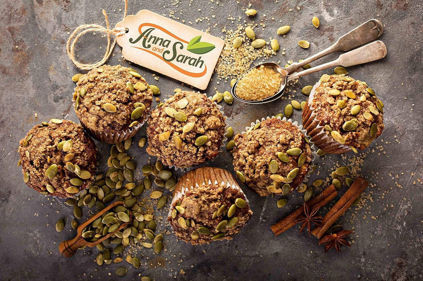 Anna And Sarah 2 Lbs Roasted Salted Pumpkin Seeds, Unshelled Pepitas, All-Natural Protein Power For Gluten-Free, Non Gmo, Kosher