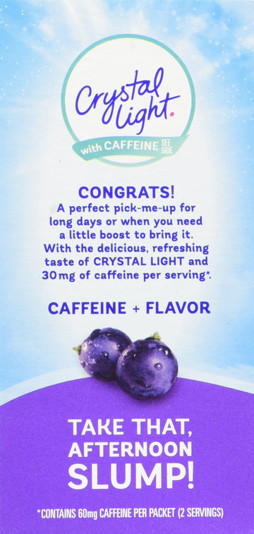 Crystal Light On The Go Energy G , 10-Packet Boxes, Caffeine Energy Releasing, 1.1 Ounce (Pack of 4)