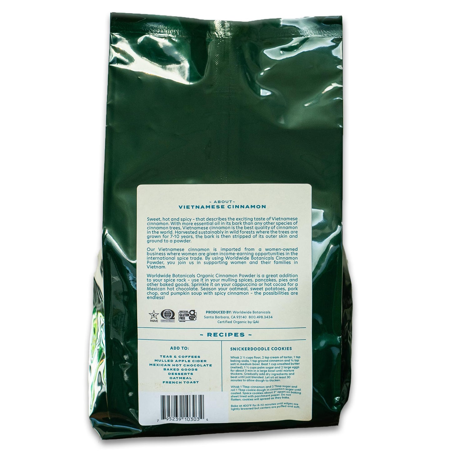 Worldwide Botanicals Organic Vietnamese Cinnamon Powder, 5 Lb - Premium Ground Cinnamon Spice - 100% Pure Vietnamese Cinnamons |