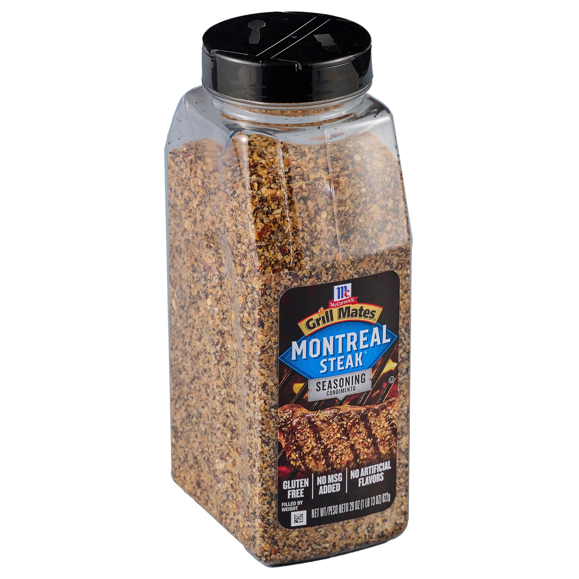 McCormick Grill Mates Montreal Steak Seasoning, 29 oz - Ideal for Steaks, Ribs, Burgers, and Vegetables