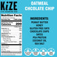 KiZE Energy Bars - Oatmeal Chocolate Chip - Gluten Free, Dairy Free, High Protein - 10 Count