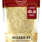 Spicy World Bulgur Coarse #3, 4 LB Bag | Excellent USA Grown Bulgur Wheat for Tabouleh | 100% Natural & Pure | Great for Vegan R