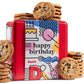 Davids Cookies Gourmet Chocolate Chunk Cookies Tin - Handmade, 1 Lb, Ideal Birthday Gift