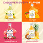 True Sea Moss Lemonade Variety Pack - 4 Flavors (Lemon  Mango  Berry  Pina Colada) - Mix of Classic & Electrolyte Formulas - 4 ? 12 fl oz - Made in USA