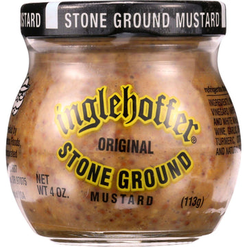 Inglehoffer Stone Ground Mustard, 4-Ounce (Pack Of 12)