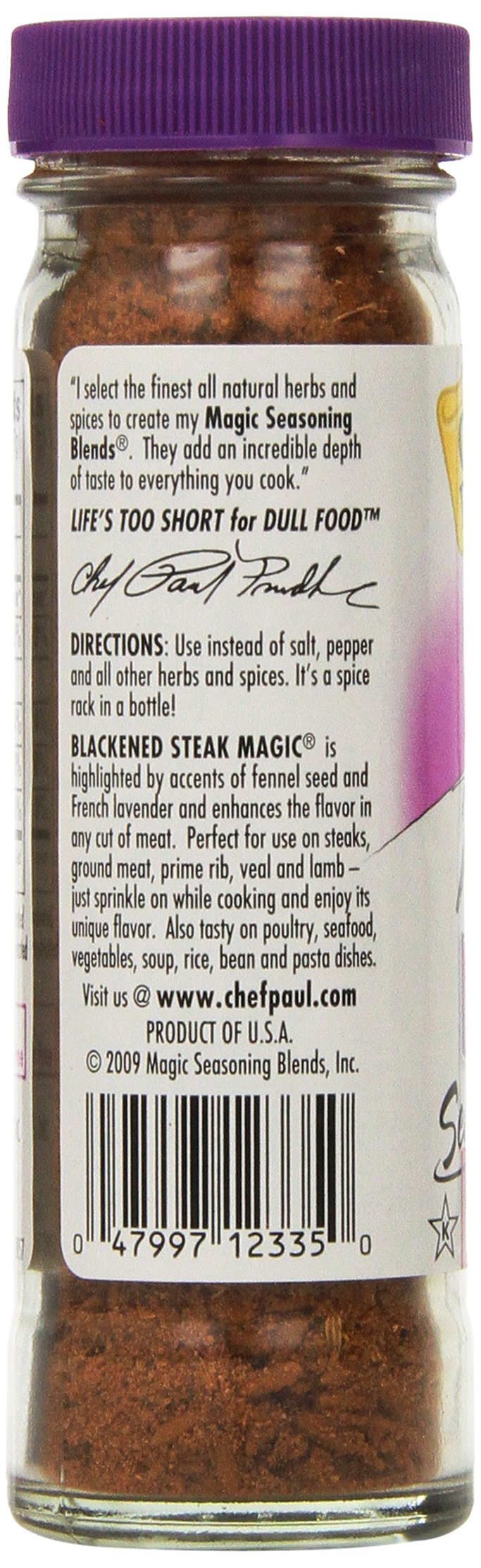 Magic Seasoning Blends Blackened Steak, 1.8 Ounce (Pack Of 1)