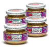 Emperor's Kitchen Organic Chopped Ginger 4.5 OZ Glass Jar (Pack of 4)