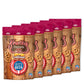 Knotty Pretzels Seasoned Pretzels, Cheddar Bacon Flavor, 7.5 oz (Pack of 6) - Resealable Snack Bags