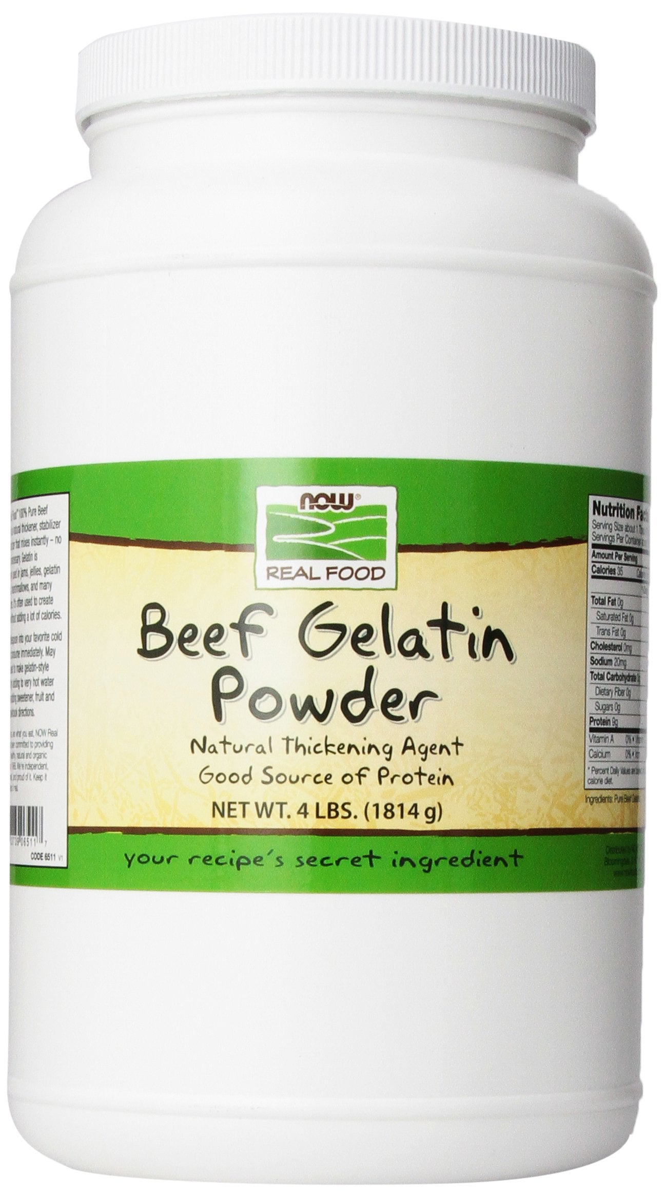 Now Foods Beef Gelatin 4 lb
