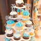 ZHUOWEISM 30PCS Cupcake Toppers for 13th Birthday Party Decorations Silver