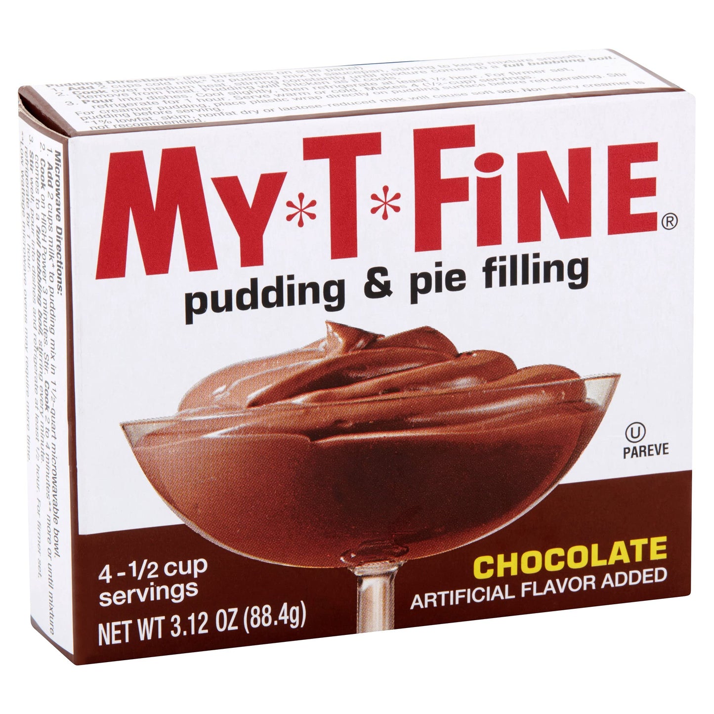 My-T-Fine Pudding & Pie Filling Mix, Chocolate, 3.12 OZ (Pack of 6)