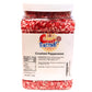 Crushed Peppermint Candy Pieces  Red & White  Mint Flavored Bits for Baking  Toppings  Decorating  and Holiday   4 Lbs in Reusable Jar