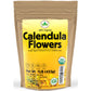 Calendula Tea 1LB (16Oz) 100% CERTIFIED Organic Whole Flower Calendula Herbal Tea (Calendula Officinalis)  Caffeine Free in 1 lbs. Bulk Resealable Kraft BPA free Bags from U.S. Wellness