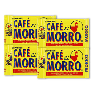 Caf   El Morro Dark Roast Espresso Ground Coffee, Bulk Coffee, Authentic Puerto Rican Style Coffee, Vacuum Sealed, Ground Espres