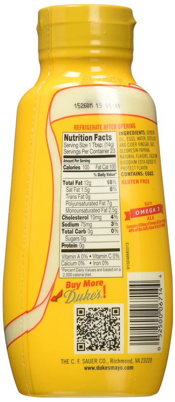 Duke'S Mayonnaise, 11.5 Ounce