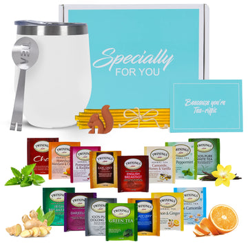 Tea Gift Sets For Tea Lovers Women And Men | Tea Gifts | Tea Gift Set | Tea Sets For Women | Stainless Steel Tumbler | 15 Unique