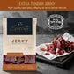 Premium Aufschnitt Beef Jerky - Extra Tender, Grass Fed, Low Sodium, 24 Pack, Sweet Chipotle