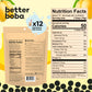 Better Boba All-Natural Mango Boba Pearls | Kosher, Vegan, Gluten-Free, Non-Gmo Popping Boba For Bubble Tea, Desserts| 8 Oz Pack
