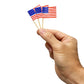 1,440 Count | KingSeal American Flag Toothpicks, 2.5 Inch, Ideal for Sandwiches, Appetizers, Cupcake Toppers, and More - 10 Pack
