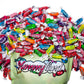 Taffy Candy 2 LB (10 Assorted Mix Flavors) - Rolls Bulk Bag, Individually Wrapped, Fruit Chews, Peanut and Gluten Free, Chewy Ca