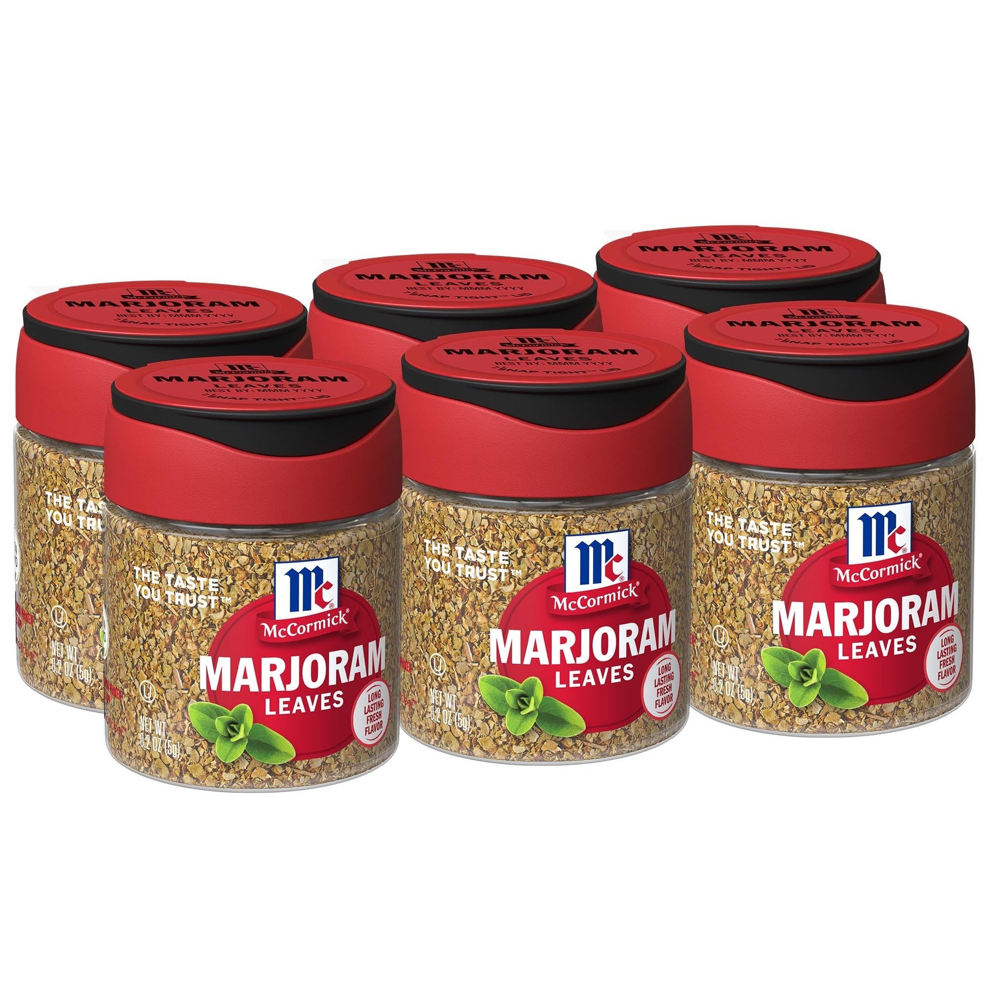 McCormick Marjoram Leaves, 0.2 oz (Pack of 6)