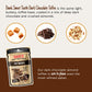 Daves Sweet Tooth Toffee - Dark Chocolate Toffee (4 oz) - Handmade & Homemade Gourmet Soft Toffee with Real Butter, Real Sugar
