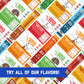 Snack Mates by New Primal Sampler Three Flavor Pack, Mini Chicken Sticks, High Protein and Low Sugar Kids Snack, Certified Glute