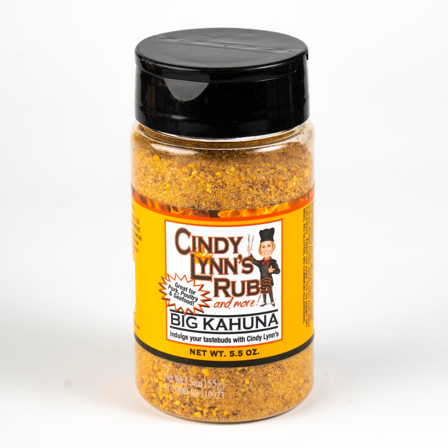 Cindy Lynns Big Kahuna Rub And Seasoning, 5.8 Oz (Pack Of 1), Use As Meat Rub On Poultry, Pork & Seafood, Tropical Themed Rub Fo