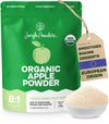 Jungle Powders Organic Apple Powder 5 Ounce Bag Apple Extract for Baking, Smoothies, Seasoning - Organic Freeze Dried Apples Pow