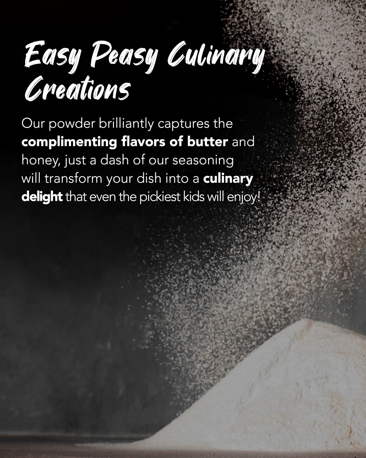 Funtable Honey Butter Seasoning (4.2 oz, 120g) - Honey & Creamy Butter Flavor Powder, Easy to Use. Perfect Seasoning for Chicken