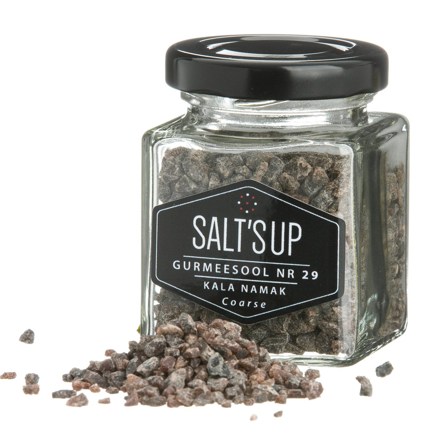 SaltsUp Kala Namak Coarse Salt - especially for vegan chefs - known as Indian black salt