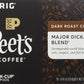Peets Coffee Major Dickasons Blend K-Cup, Deep Roast, 60 Count, Coffee
