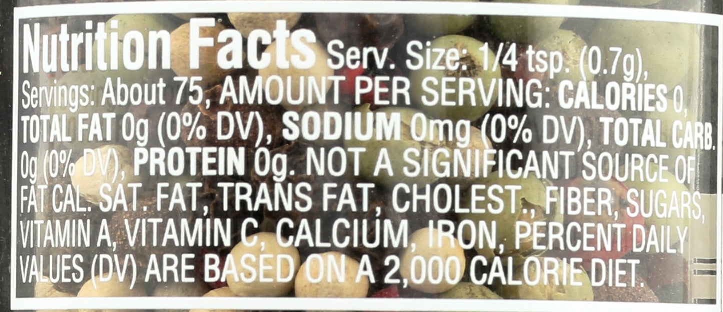 Morton & Bassett Rainbow Peppercorns, 1.9 Ounce, Spice Blend, Flavor Enhancer